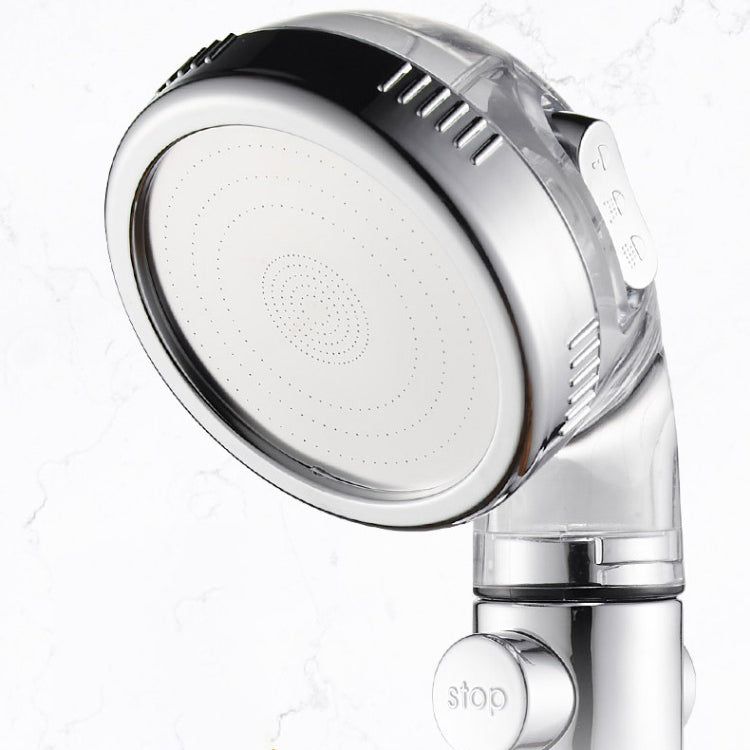 Avtoit | Modern Handheld Shower Head Round Filter Ball Spray Head in Silver