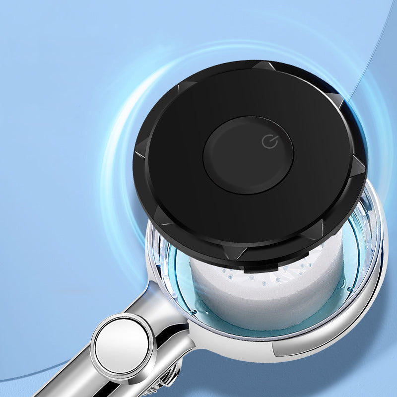 Avtoit | Contemporary Handheld Shower Head Round Filter Ball Spray Head With Digital Display