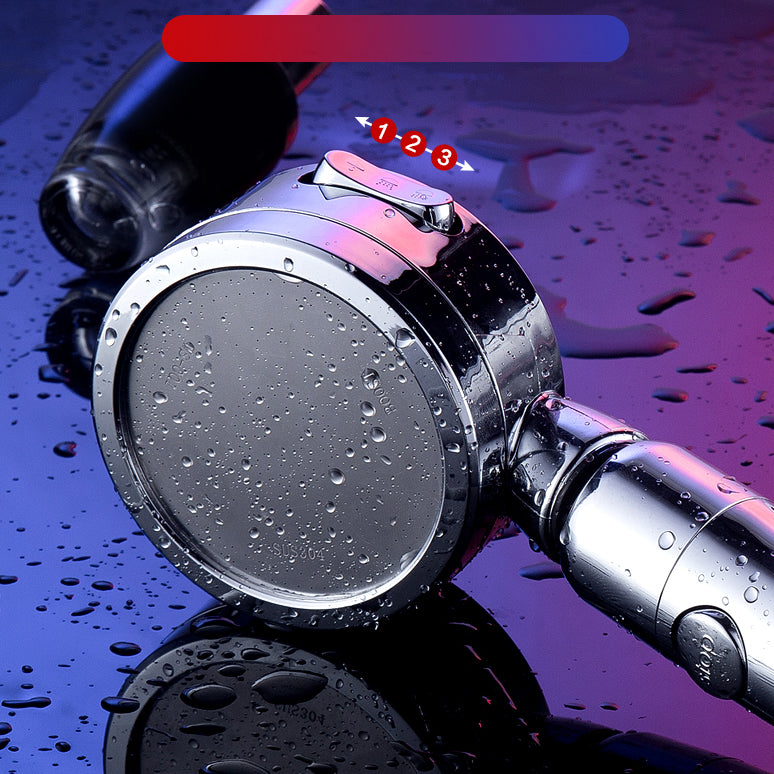 Avtoit | Contemporary Handheld Showerhead Round 3 Setting Sprayhead in Silver