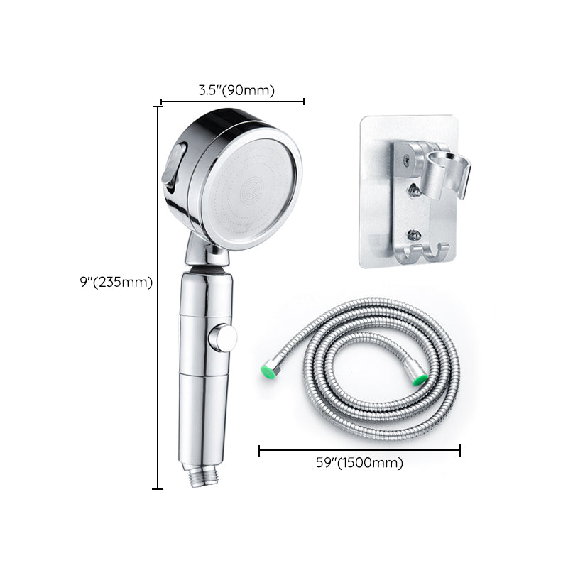 Avtoit | Contemporary Handheld Showerhead Round 3 Setting Sprayhead in Silver