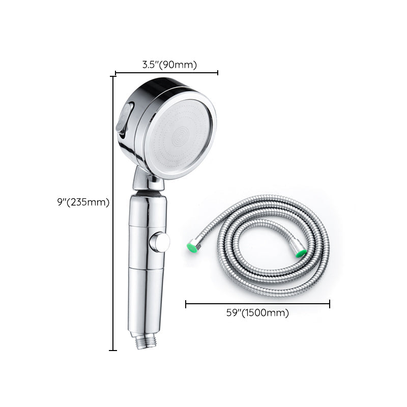 Avtoit | Contemporary Handheld Showerhead Round 3 Setting Sprayhead in Silver