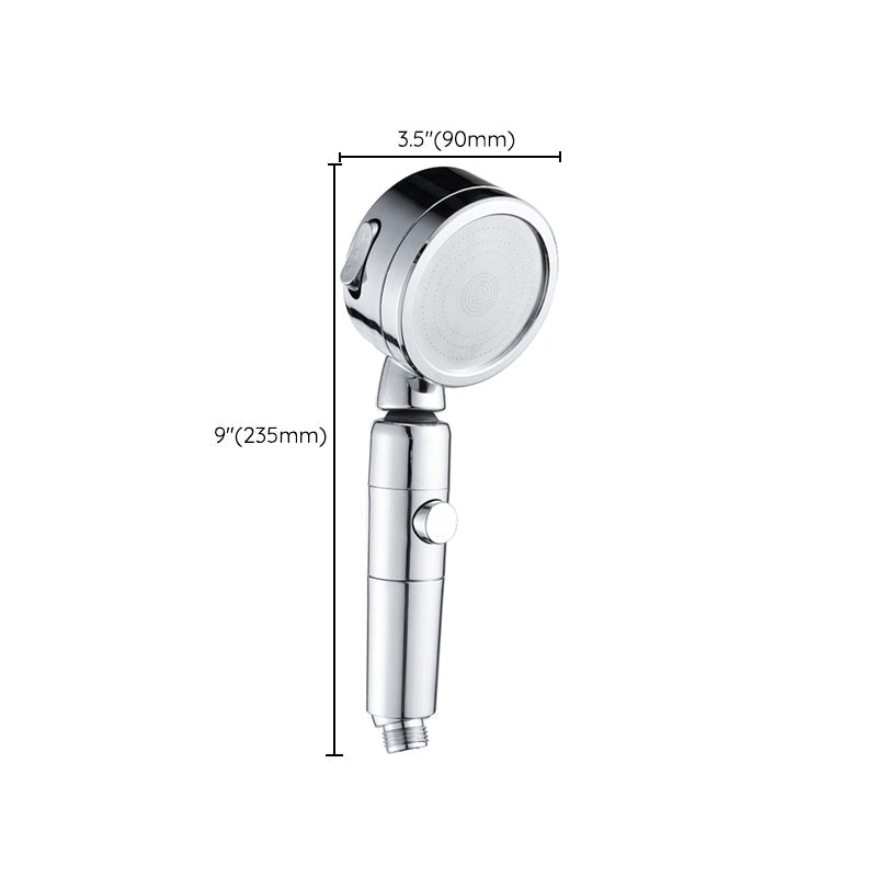 Avtoit | Contemporary Handheld Showerhead Round 3 Setting Sprayhead in Silver