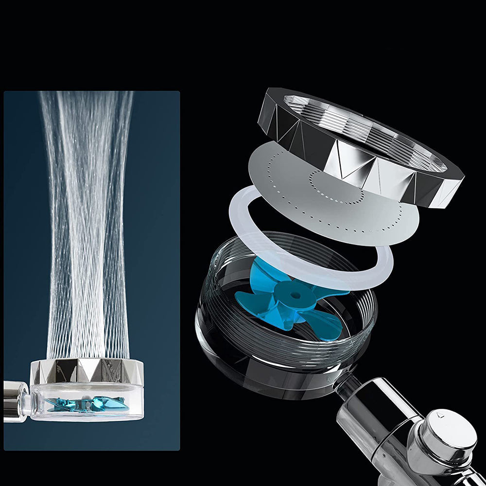 Avtoit | Contemporary Handheld Supercharged Showerhead Round 3 Setting Spray Head