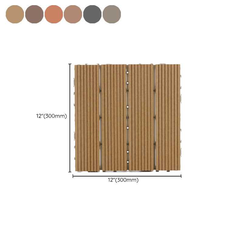 Avtoit | Traditional Floor Tiles Solid Color Click-Lock Flooring Tiles