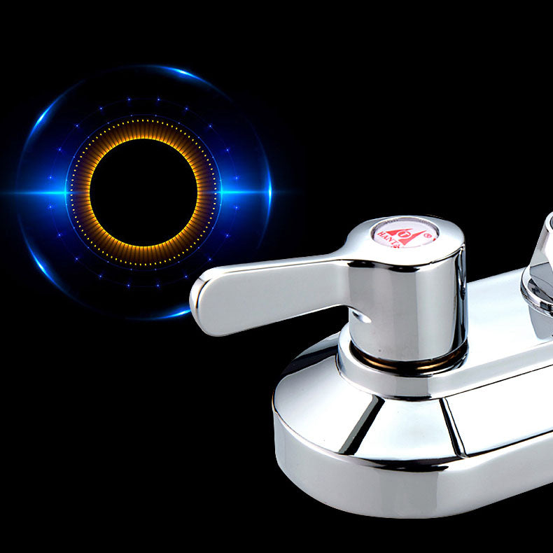 Avtoit | High Arch Brass Bathroom Faucet Double Handle Basin Tap
