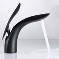 Avtoit | Brass 1-Hole Basin Mixer Tap Lever Handle Sink Faucet Round Modern Faucet for Bathroom