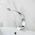 Avtoit | 17 cm High Basin Faucet Luxury 1 Hole Basin Faucet Cubic Bathroom Faucet