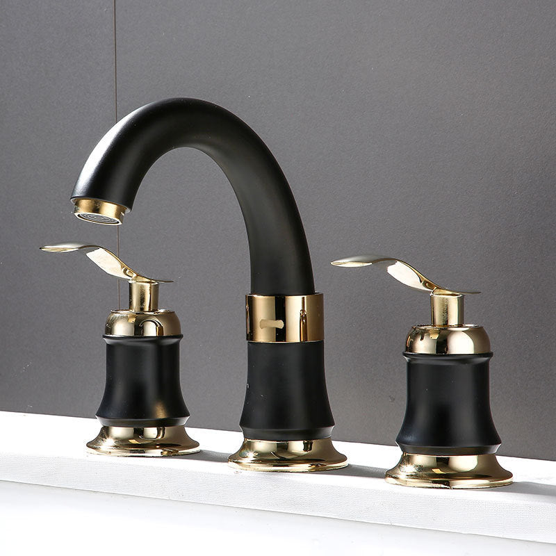 Avtoit | Modern Vessel Faucet Metal Lever Handles Low Arc Vessel Faucet for Home