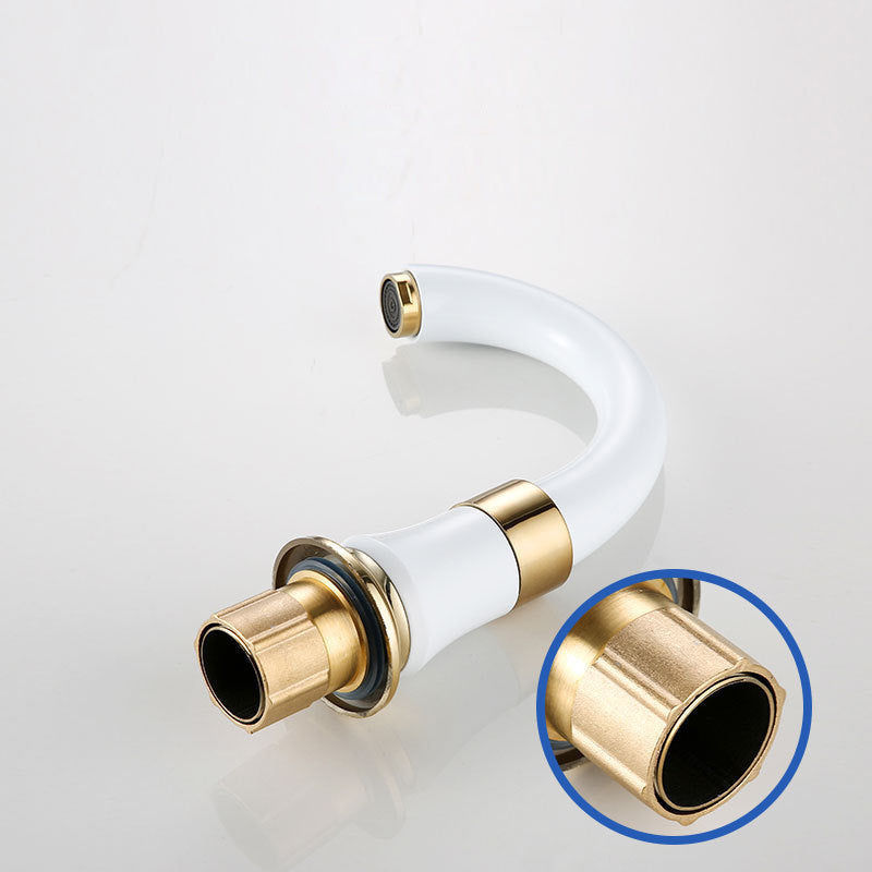 Avtoit | Modern Vessel Faucet Metal Lever Handles Low Arc Vessel Faucet for Home
