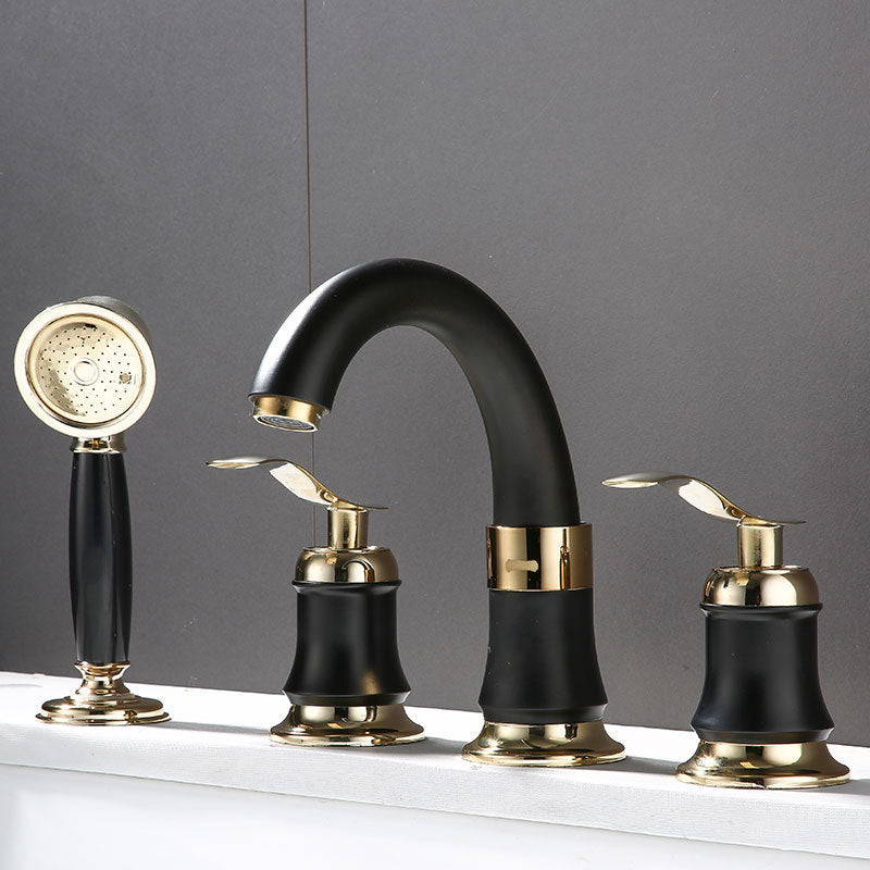 Avtoit | Modern Vessel Faucet Metal Lever Handles Low Arc Vessel Faucet for Home