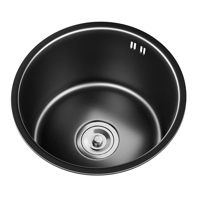 Avtoit | Contemporary Style Round Kitchen Sink Stainless Steel Kitchen Sink