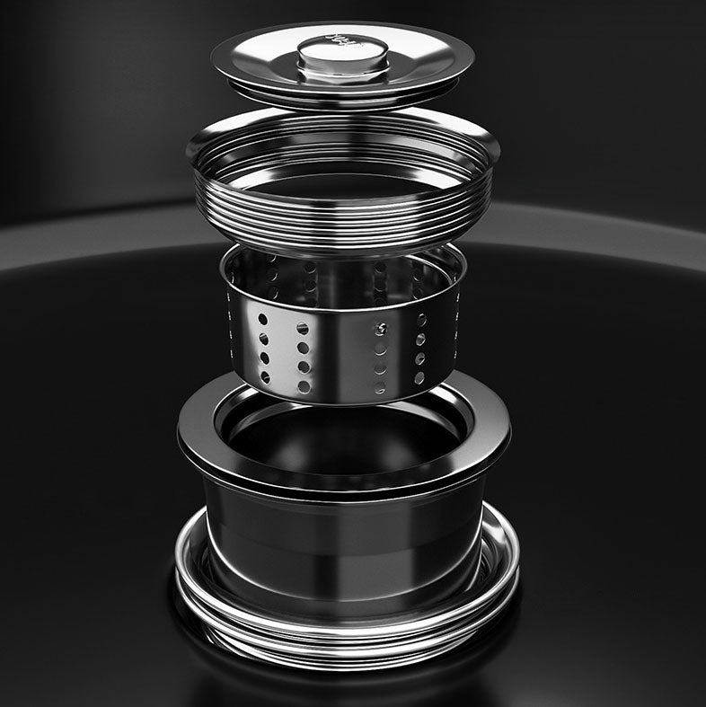 Avtoit | Contemporary Style Round Kitchen Sink Stainless Steel Kitchen Sink