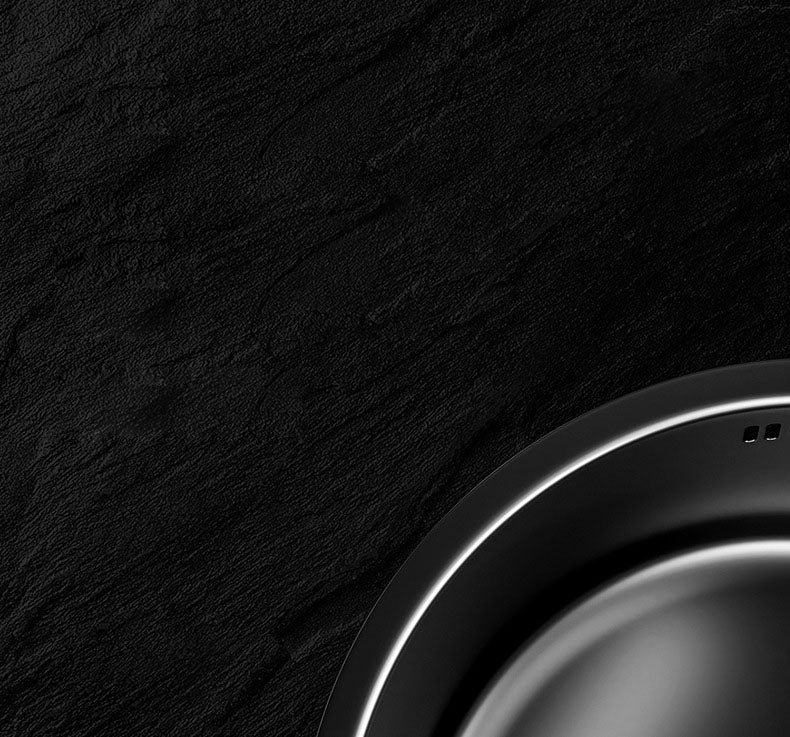 Avtoit | Contemporary Style Round Kitchen Sink Stainless Steel Kitchen Sink