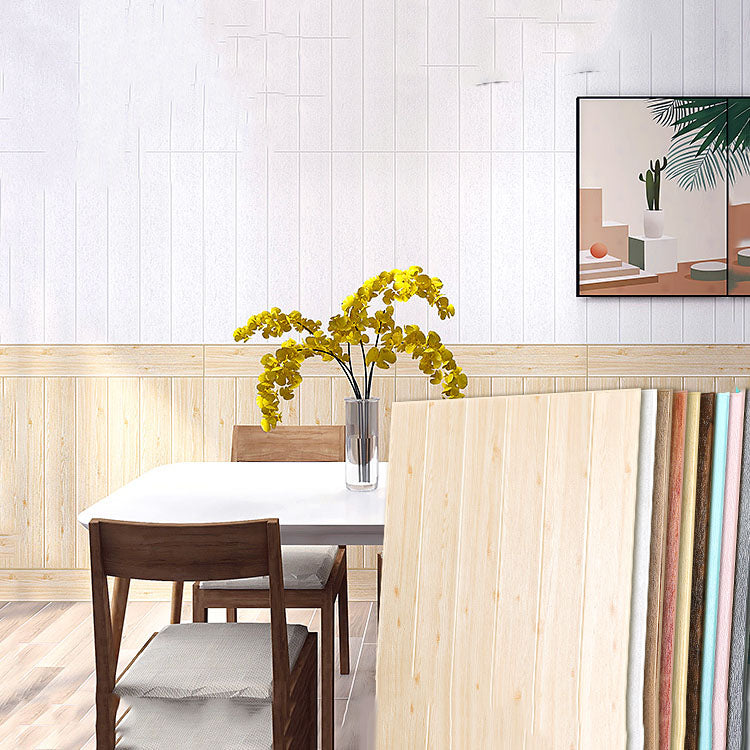 Avtoit | Modern Wall Paneling Peel and Stick Wood Look Design Rectangular Wall Paneling