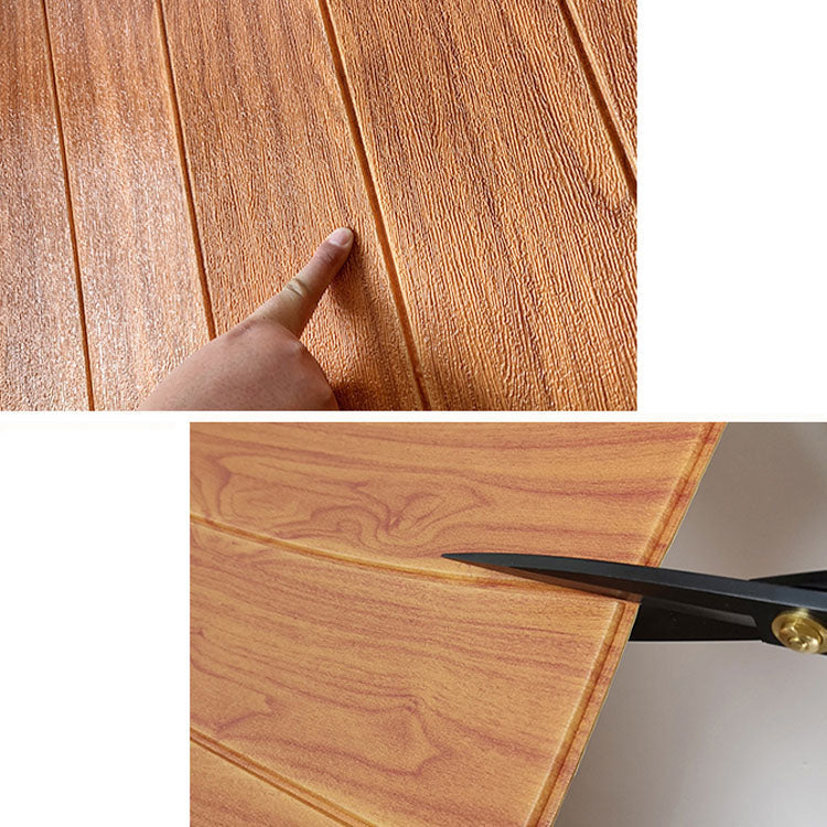Avtoit | Modern Wall Paneling Peel and Stick Wood Look Design Rectangular Wall Paneling