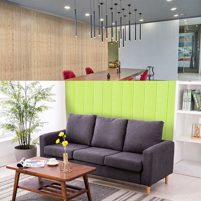 Avtoit | Modern Wall Paneling Peel and Stick Wood Look Design Rectangular Wall Paneling