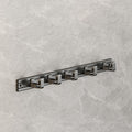 Avtoit | Modernism Aluminum Bathroom Accessories Set Gray Metal Bathroom Set with Towel Holder/Bath Shelf