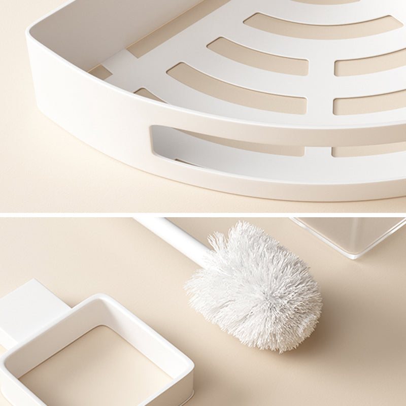 Avtoit | Modern White Bathroom Accessory Set Stainless Steel Bath Hardware Set