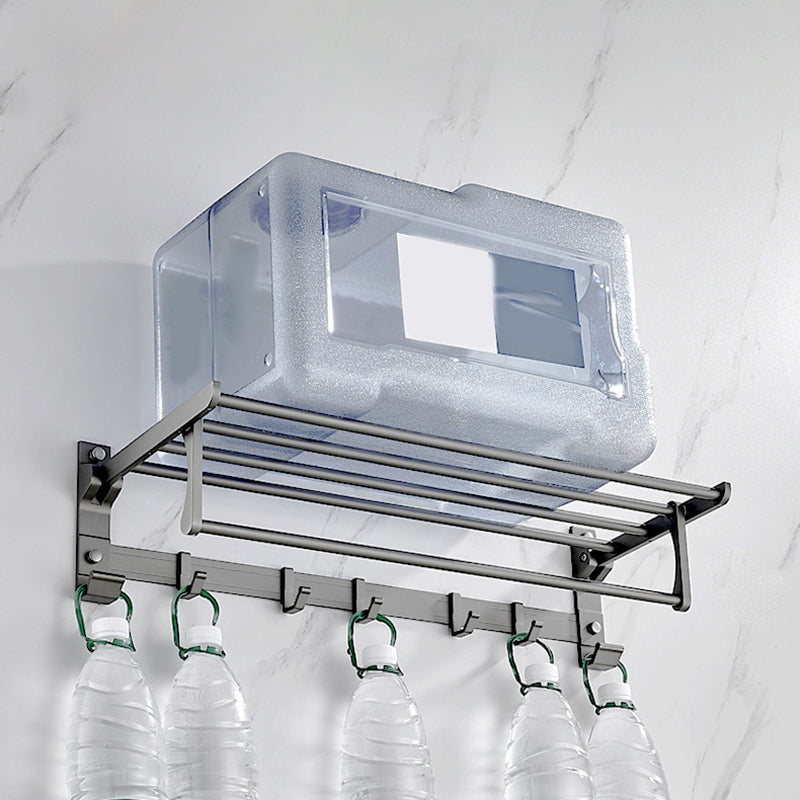 Avtoit | Modern Chrome Bathroom Accessories Set Aluminum Bathroom Fittings Set