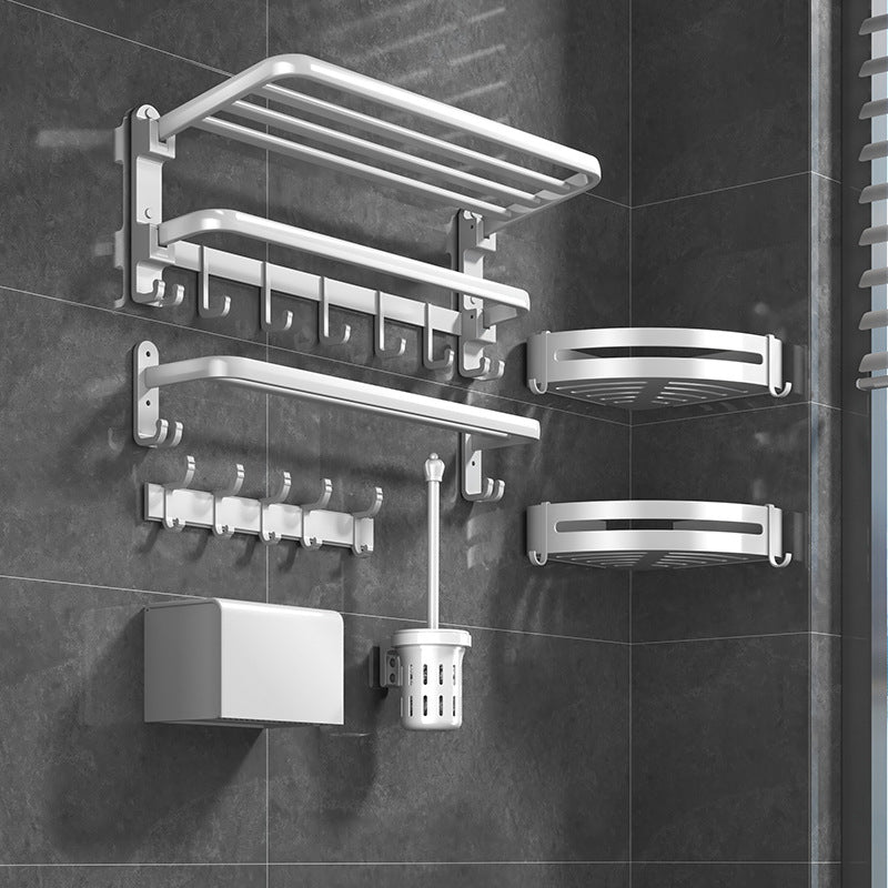 Avtoit | Modern white bathroom accessories as a single piece or in a set made of metal