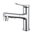 Avtoit | Extendable Bathroom Faucet Brass Modern Faucet with Water Hose