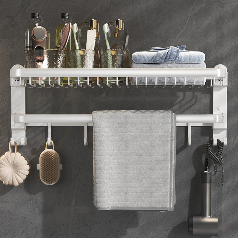 Avtoit | Modern Bathroom Accessory Set White Paper Holder Bathroom Shelf Bathroom Fittings Set