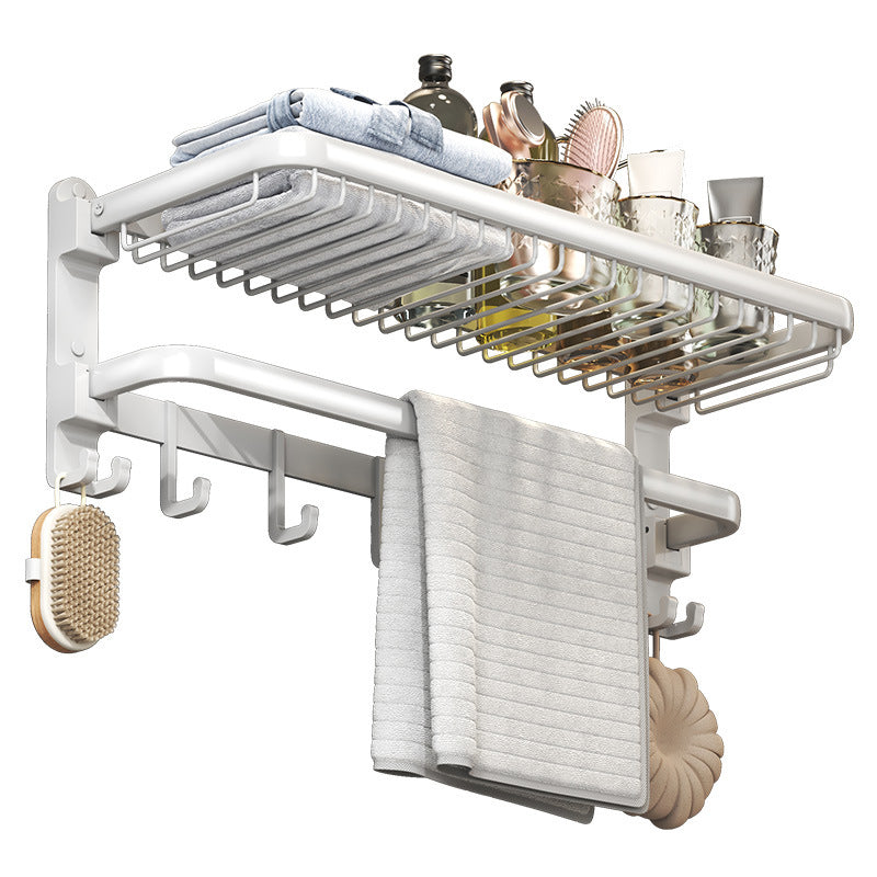 Avtoit | Modern Bathroom Accessory Set White Paper Holder Bathroom Shelf Bathroom Fittings Set