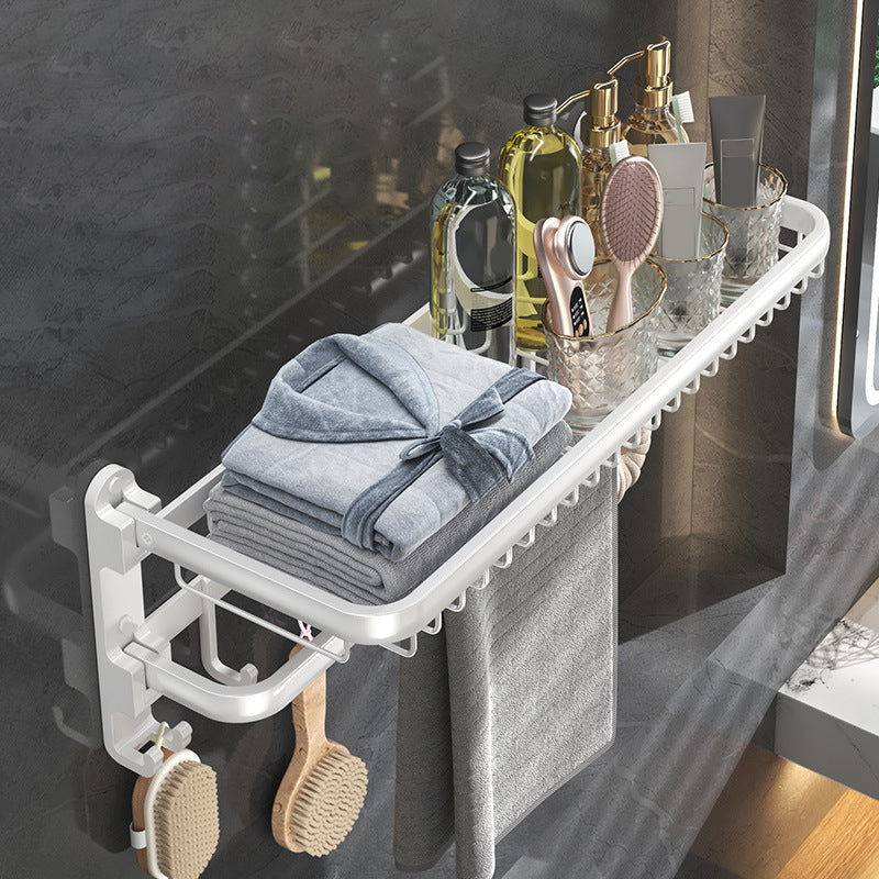 Avtoit | Modern Bathroom Accessory Set White Paper Holder Bathroom Shelf Bathroom Fittings Set