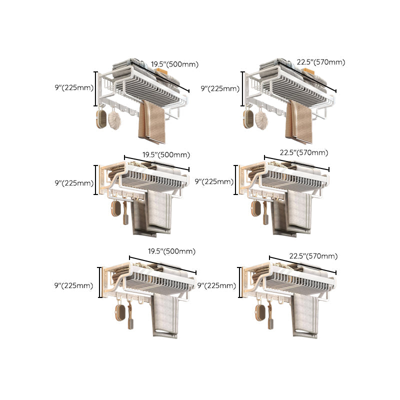 Avtoit | Modern Bathroom Accessory Set White Paper Holder Bathroom Shelf Bathroom Fittings Set