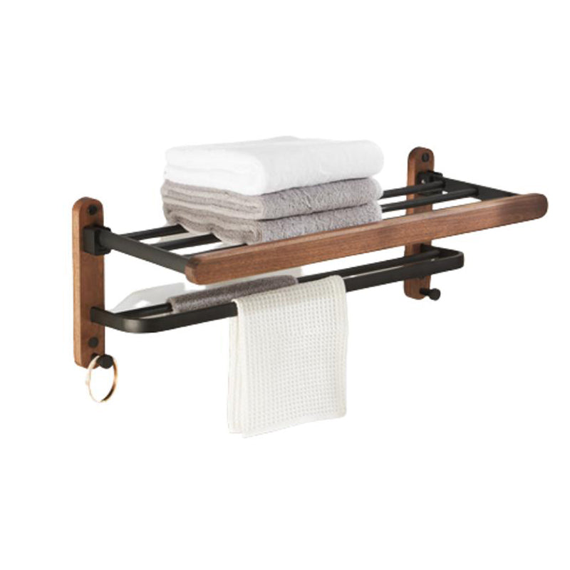 Avtoit | Modern Bathroom Accessory Set Aluminum & Wood Bathroom Fittings Set