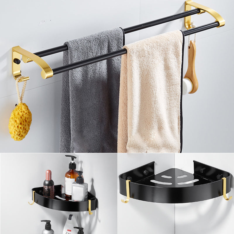 Avtoit | 6-piece contemporary bathroom accessory set bathroom shelf/towel bar paper holder included
