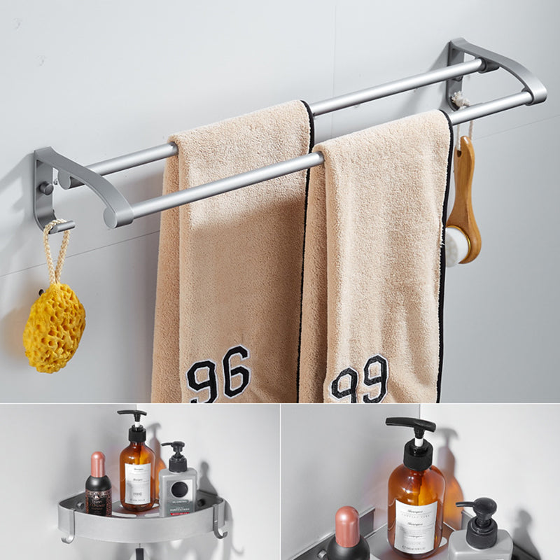 Avtoit | 6-piece contemporary bathroom accessory set bathroom shelf/towel bar paper holder included