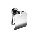 Avtoit | Polished Chrome 5-piece modern bathroom accessory set with bathroom shelf