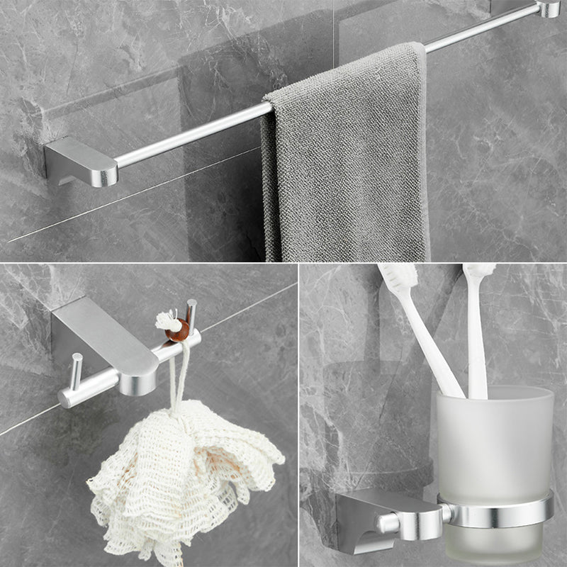 Avtoit | 6-piece Chrome Bathroom Accessory as Individual Piece or as Set with Towel Ring Bar