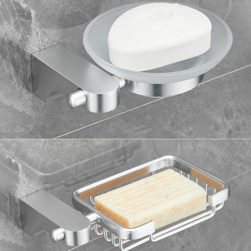 Avtoit | 6-piece chrome bathroom accessory as a single item or as a set with towel ring bar