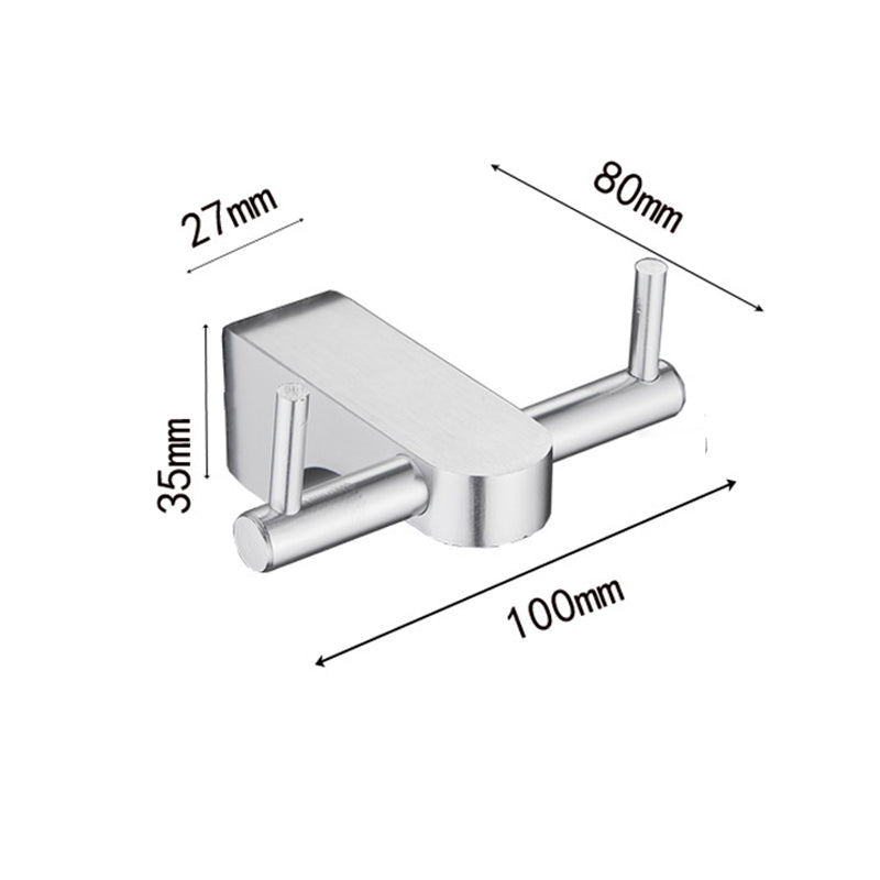 Avtoit | 6-piece chrome bathroom accessory as a single item or as a set with towel ring bar