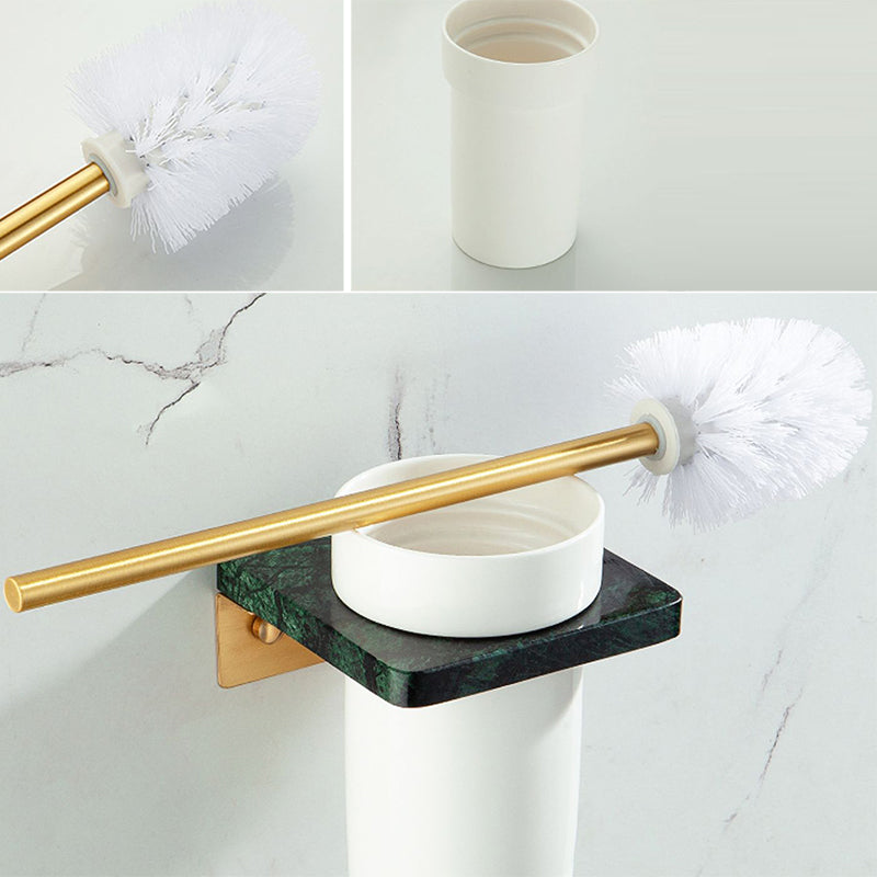 Avtoit | Golden Bath Hardware Set Brass & Marble Bathroom Accessories Set