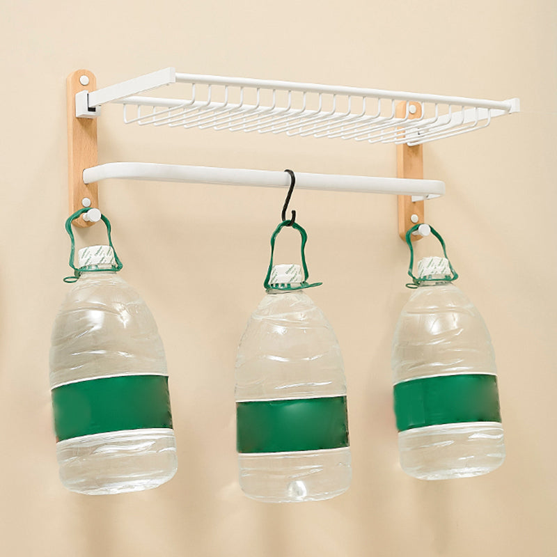 Avtoit | Aluminium and Wood Bathroom Accessories Set White Bathroom Accessories Kit