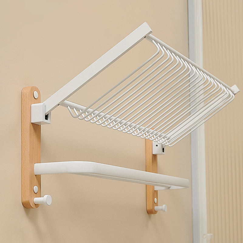 Avtoit | Aluminium and Wood Bathroom Accessories Set White Bathroom Accessories Kit