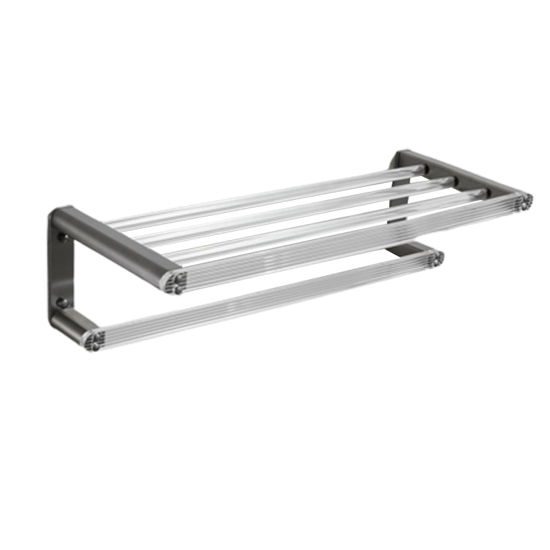 Avtoit | Modern Bathroom Set Gray Towel Rack Bathroom Shelf Bathroom Accessories Set