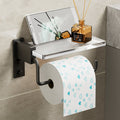 Avtoit | Modern Bath Accessories Set Black Towel Bar Bath Shelf Bathroom Fixtures Set