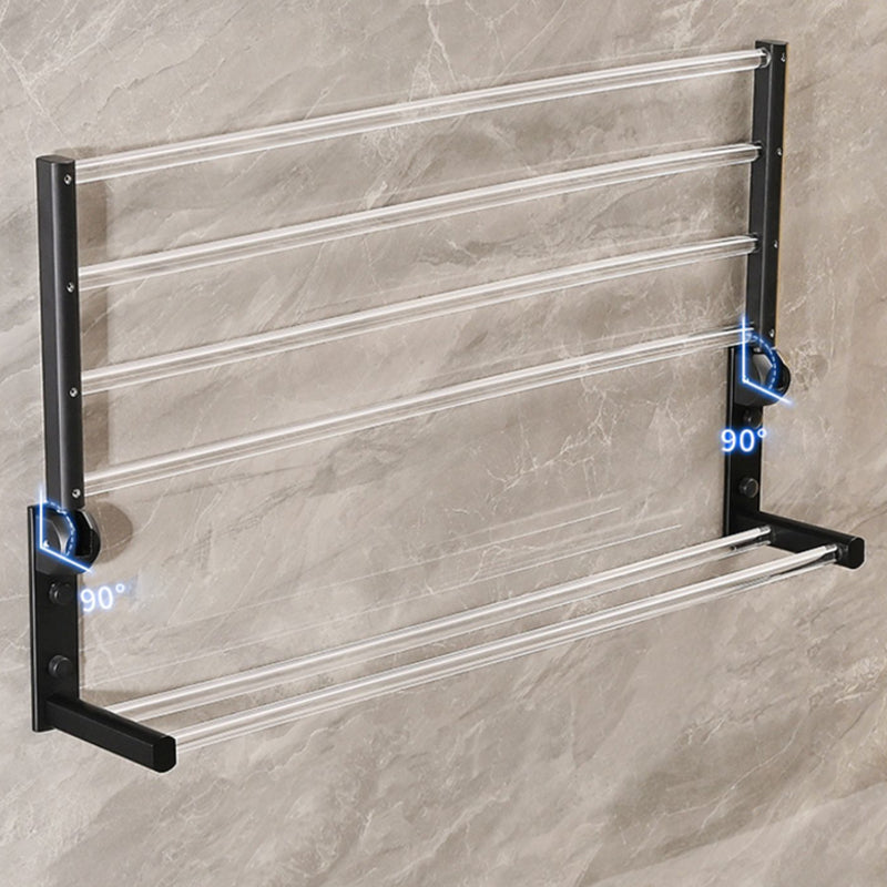 Avtoit | Modern Bath Accessories Set Black Towel Bar Bath Shelf Bathroom Fixtures Set