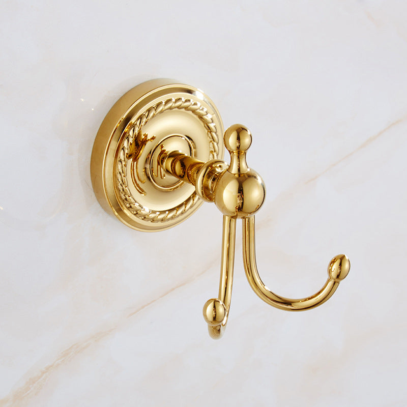 Avtoit | Traditional Golden Bath Accessory Set Copper Bathroom Accessory Kit