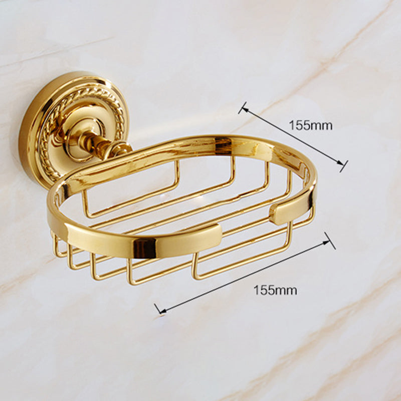 Avtoit | Traditional Golden Bath Accessory Set Copper Bathroom Accessory Kit