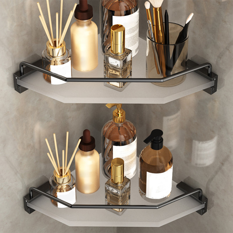 Avtoit | Modern Bathroom Accessories Set Bathroom Shelf Towel Holder Black Bathroom Accessories Set