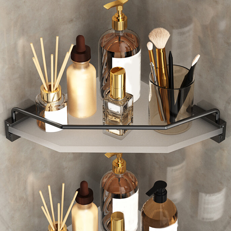 Avtoit | Modern Bathroom Accessories Set Bathroom Shelf Towel Holder Black Bathroom Accessories Set