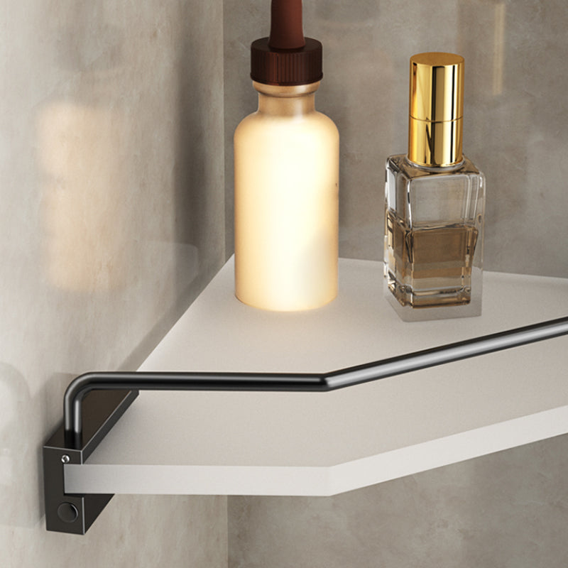 Avtoit | Modern Bathroom Accessories Set Bathroom Shelf Towel Holder Black Bathroom Accessories Set
