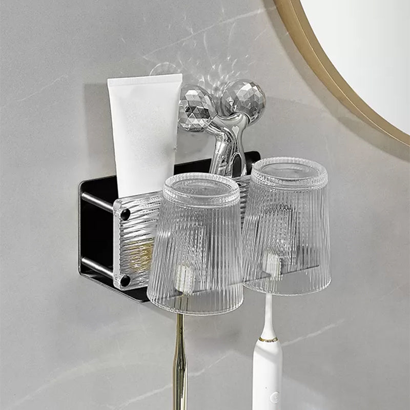Avtoit | Modern Bathroom Accessories Set Bathroom Shelf Towel Holder Black Bathroom Accessories Set