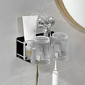 Avtoit | Modern Bathroom Accessories Set Bathroom Shelf Towel Holder Black Bathroom Accessories Set
