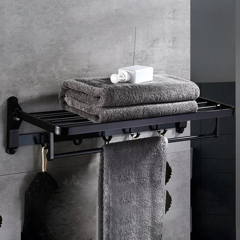 Avtoit | Modern 5/6-piece bathroom accessory set with bathroom shelf/robe hooks/towel bar